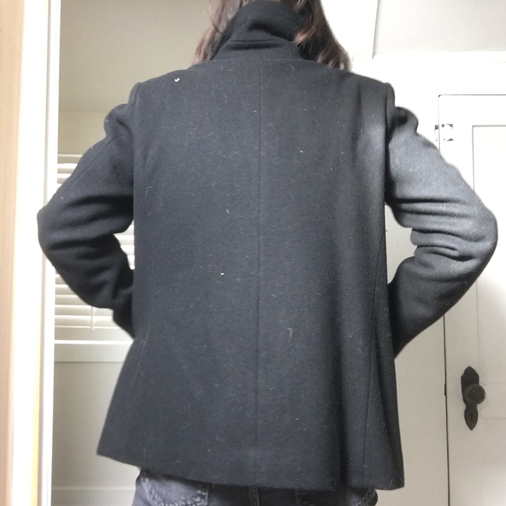 Just Female Black Pea Coat - Picture 7 of 8